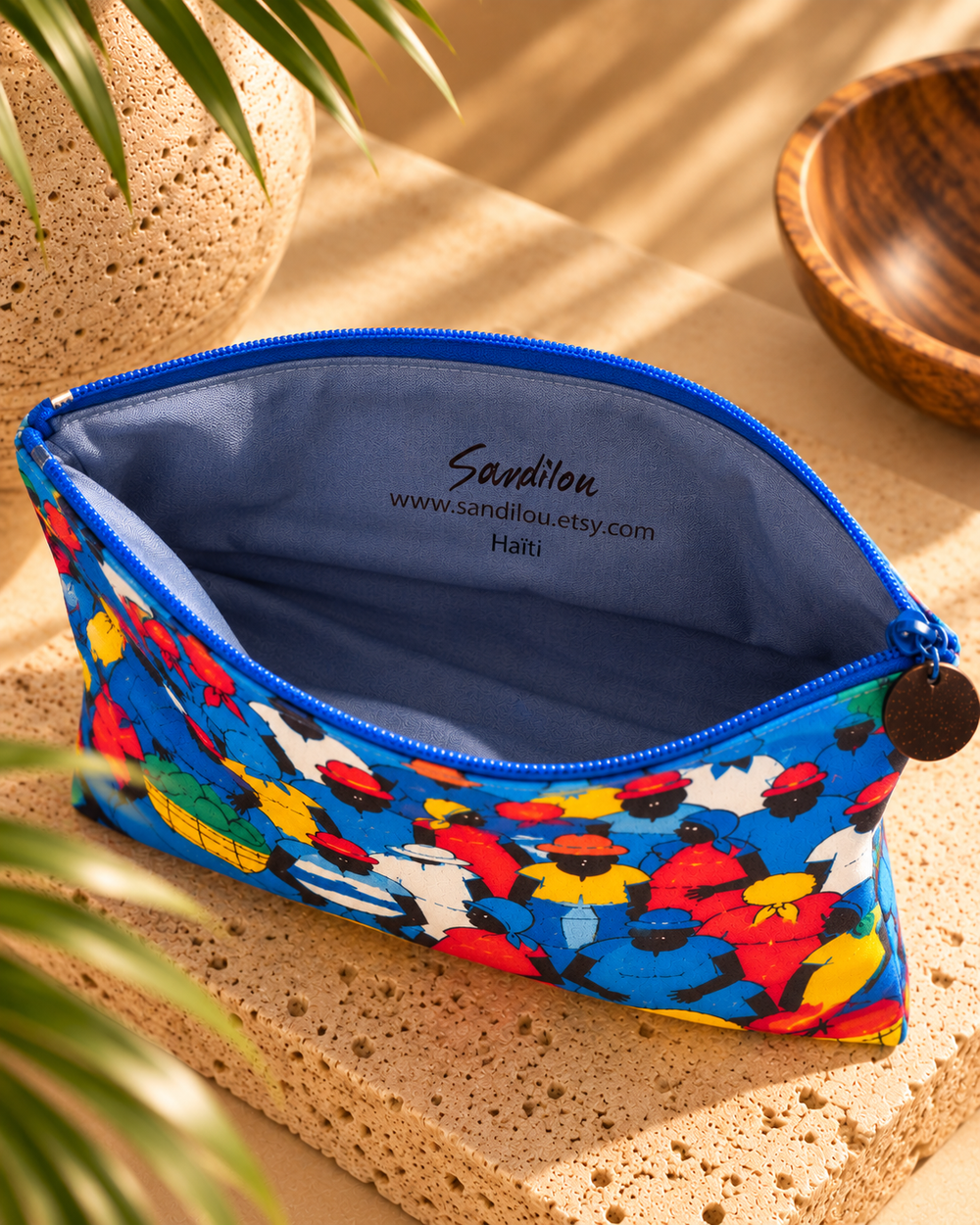Pochette artisanale Haïti | Création Sandilou