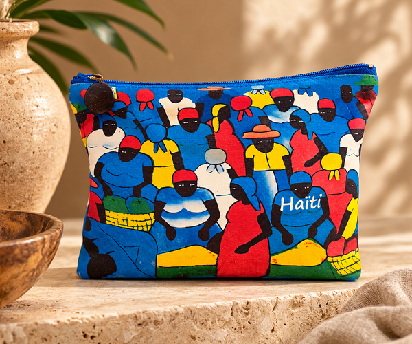 Pochette artisanale Haïti | Création Sandilou