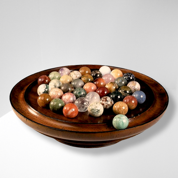 Solitaire Game Semi-Precious Stones 32 cm