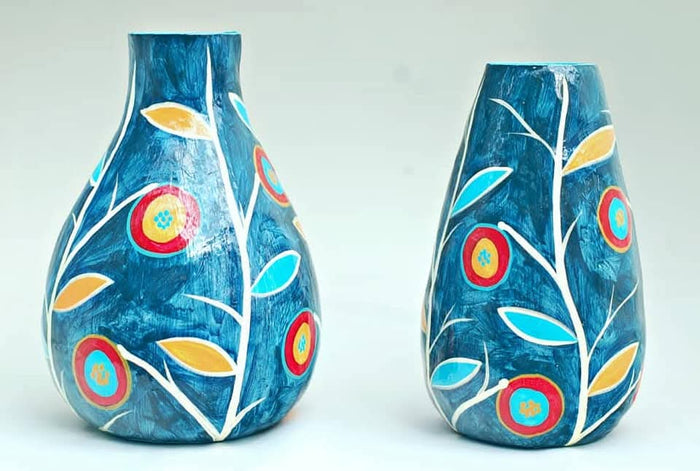 Vases peints à la main par Émilien BlaiseÉmilien Blaise