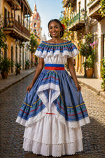 Robe Karabela Cécile Fatiman – Tradition & Cortège | Kisqueya