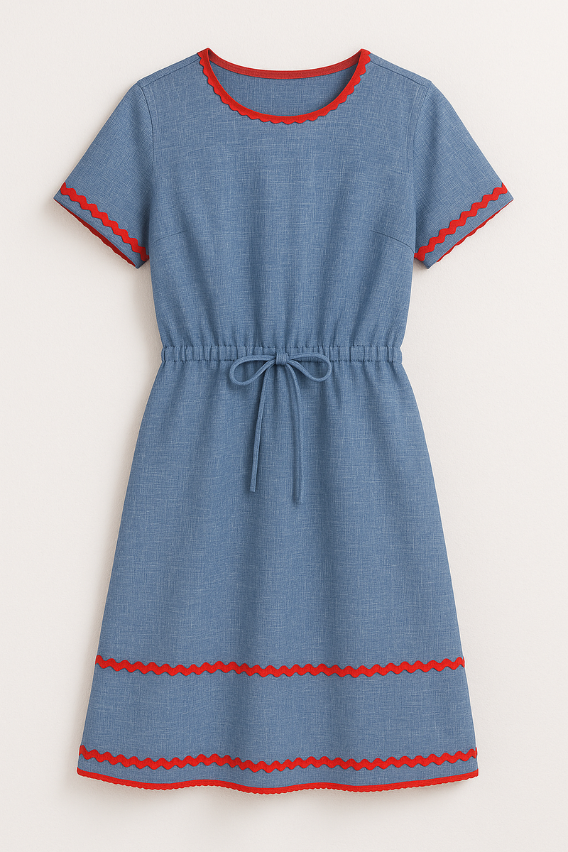 Tissus Karabela infroissable Chiné