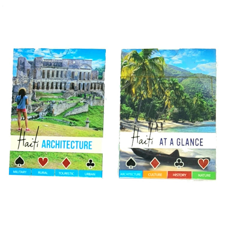 Jeu "Haïti Architecture" ou "Haïti en un clin d’œil" de 52 cartes