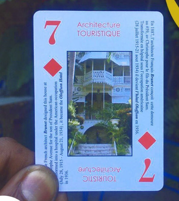 Jeu "Haïti Architecture" ou "Haïti en un clin d’œil" de 52 cartes