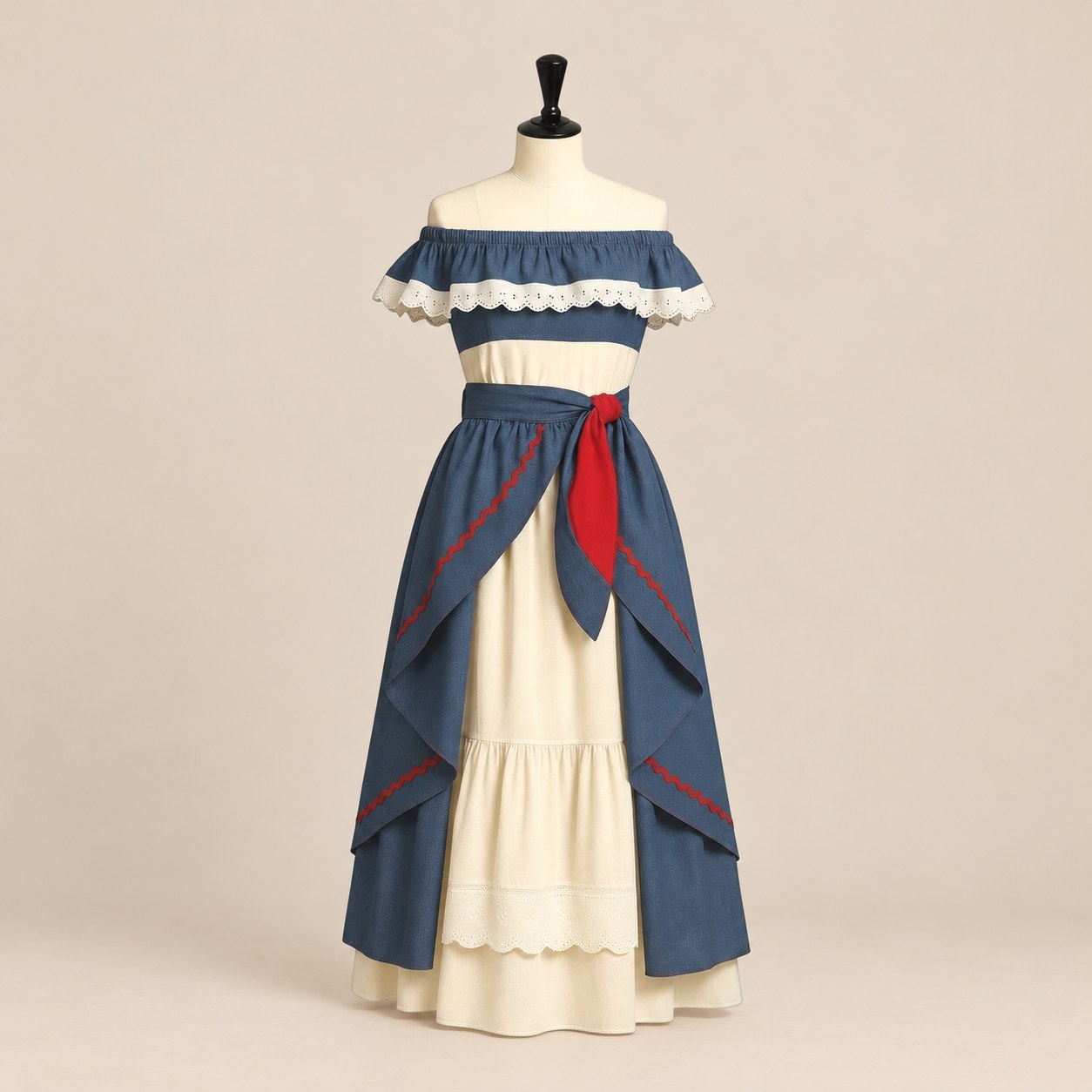 Robe Karabela Sanité Bélair pour cortège et cérémonie, vue 2